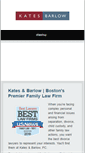 Mobile Screenshot of katesbarlow.com